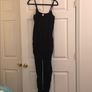 Old Navy black jumpsuit tie at waist size XS